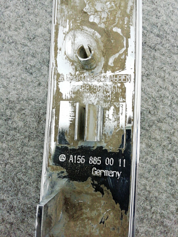 Фотография детали AA002445; Накладка заднего бампера хром (A1568850011) для Mercedes-Benz GLA-klasse (X156) (2014-2017)/БУ; Оригинал; Р0, Хорошее; . Фото номер 7