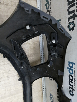 AA044863; Бампер передний; без паркт.; без омыват. (9674576177) для Peugeot 308 I рест. (2011-2015)/БУ; Оригинал; Р2, Удовлетворительное; 