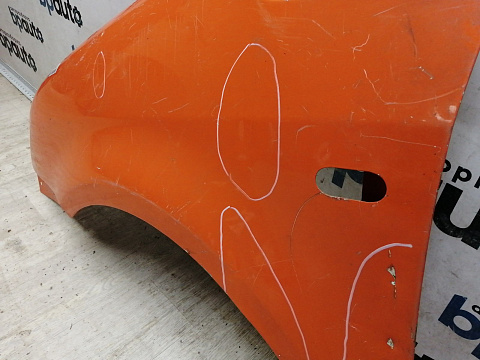 Фотография детали BA000286; Крыло переднее левое (2K0821021) для Volkswagen Caddy III (2004-2010)/БУ; Оригинал; Р2, Удовлетворительное; . Фото номер 14