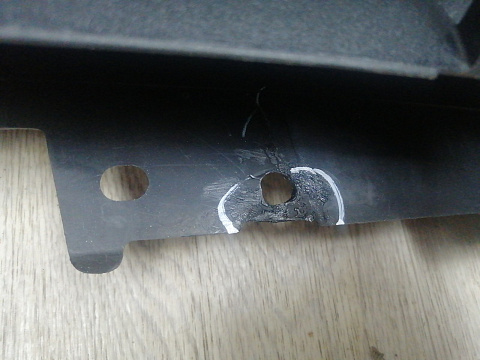 Фотография детали AA045776; Бампер передний; под паркт.; под омыват. (B63B-50031) для Mazda 3 BM/БУ; Оригинал; Р1, Мелкий дефект; . Фото номер 11