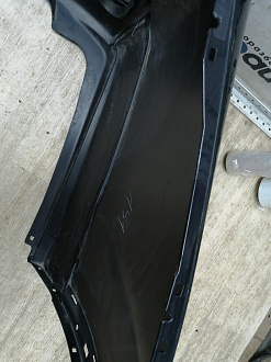 BA000198; Бампер задний; без паркт. (85022-JU14H) для Nissan X-Trail T31/БУ; Оригинал; Р1, Мелкий дефект; 