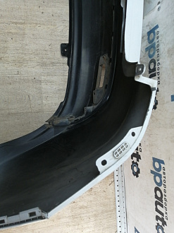 AA046111; Бампер задний; без паркт. (86611-4Y000) для Kia Rio III Sedan (2011- 2015)/БУ; Оригинал; Р1, Мелкий дефект; 