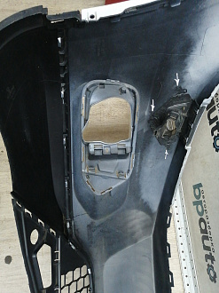 AA045684; Бампер передний, Track-Field; без паркт.; под омыват. (5N0807221T) для Volkswagen Tiguan I рест. (2011- 2016)/БУ; Оригинал; Р1, Мелкий дефект; 