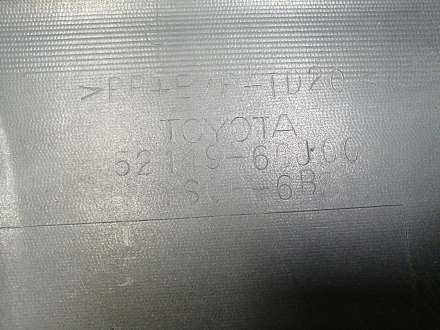 AA046528; Бампер передний; под паркт.; под омыват. (52119-60J00) для Toyota Land Cruiser 200 рест. (2012 — 2015)/БУ; Оригинал; Р1, Мелкий дефект; 