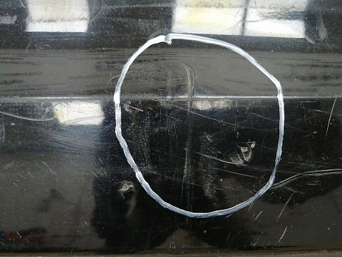 Фотография детали AA022564; Бампер задний; без паркт. (4M51-A17906-A) для Ford Focus II Hatchback (2005- 2008)/БУ; Оригинал; Р2, Удовлетворительное; . Фото номер 6