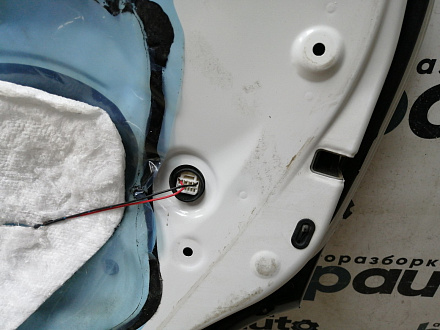 AA045120; Дверь задняя правая, под расширитель, Long (67003-42110) для Toyota Rav4/БУ; Оригинал; Р0, Хорошее; (070) Белый перламутр 3х. сл.