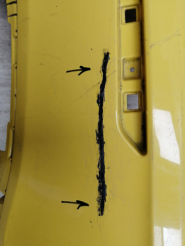 Фотография детали AA044923; Бампер задний; под паркт. (A1778851301) для Mercedes-Benz A-klasse IV (W177) (2018-2022)/БУ; Оригинал; Р2, Удовлетворительное; . Фото номер 10