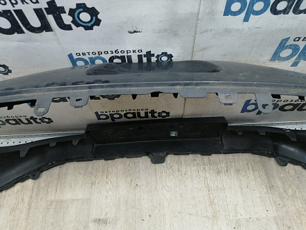 AA045936; Бампер передний; без паркт.; под омыват. (9680484677) для Peugeot 308 I (2008-2011)/БУ; Оригинал; Р2, Удовлетворительное; 