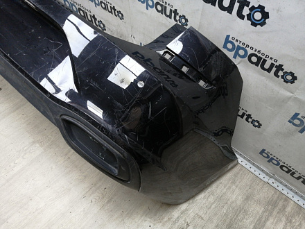 AA044788; Бампер задний; под паркт. (6N5807421) для Volkswagen Polo VI Liftback (2020- 2022)/БУ; Оригинал; Р1, Мелкий дефект; 