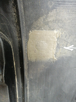 BA000213; Бампер задний; без паркт. (TD1150221) для Mazda CX-9 I (2006-2012)/БУ; Оригинал; Р1, Мелкий дефект; 