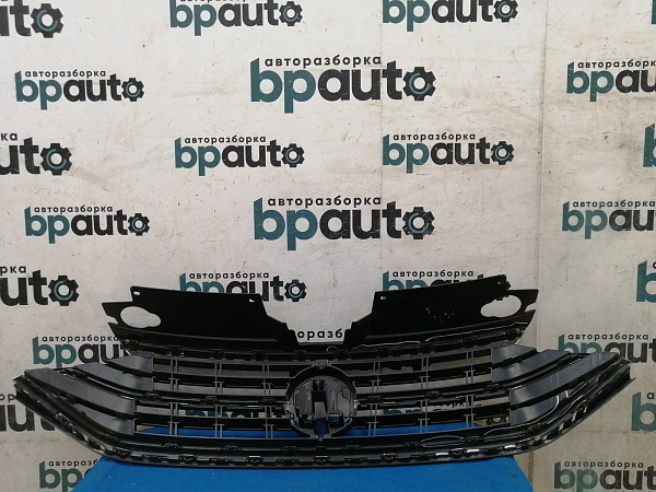 Решетка радиатора Фольксваген Polo VI Liftback 2020- 2022, б/у, фото 16