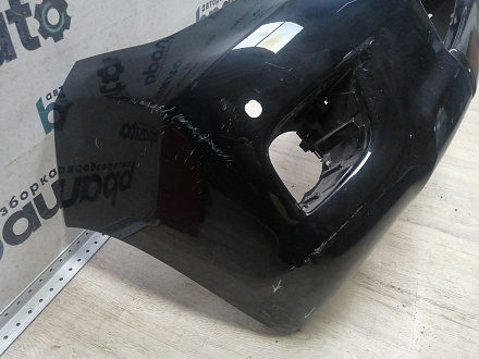 AA046186; Бампер передний; под паркт.; под омыват. (52119-60E01) для Toyota Land Cruiser Prado 150 (2010 — 2013)/БУ; Оригинал; Р1, Мелкий дефект; 