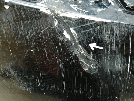 AA045398; Бампер передний; под паркт.; под омыват. (52119-06C40) для Toyota Camry/БУ; Оригинал; Р1, Мелкий дефект; 