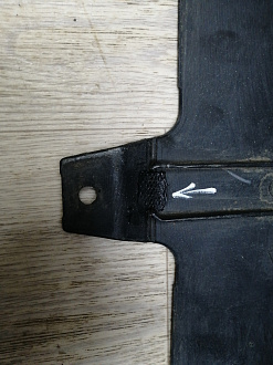 AA046137; Бампер передний; под паркт.; без омыват. (52119-50890) для Lexus LS IV (2006- 2009)/БУ; Оригинал; Р1, Мелкий дефект; 