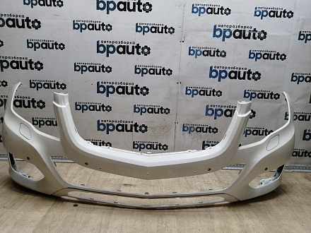 AA045431; Бампер передний; под паркт.; под омыват. (A2048855238) для Mercedes-Benz GLK-klasse I (X204) (2012-2015)/БУ; Оригинал; Р1, Мелкий дефект; 