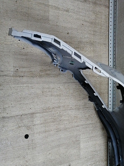 AA045855; Бампер передний; без паркт.; без омыват. (602001262AA) для Chery Tiggo 4 Pro (2020-2024)/БУ; Оригинал; Р1, Мелкий дефект; 