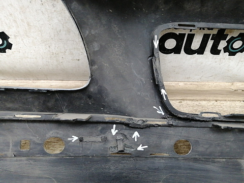Фотография детали AA026733; Бампер передний; под омыват. (9484017) для Volvo S60 I (2000-2004)/БУ; Оригинал; Р1, Мелкий дефект; . Фото номер 15