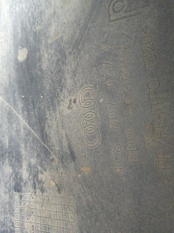 AA045642; Бампер передний, S-line; под паркт.; под омыват. (4G8 807 437 F) для Audi A7 I Sportback (2010-2014)/БУ; Оригинал; Р1, Мелкий дефект; 