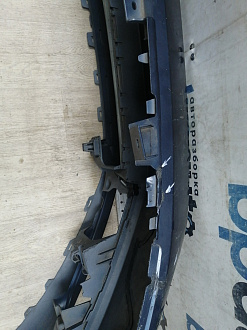 BA000244; Бампер передний; без паркт.; под омыват. (5M0807221N) для Volkswagen Golf Plus II (2009-2014)/БУ; Оригинал; Р2, Удовлетворительное; 