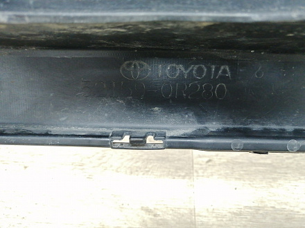 AA018243; Бампер задний; под паркт. (52159-0R280) для Toyota Rav4 50 (2019 -н.в.)/БУ; Оригинал; Р1, Мелкий дефект; 