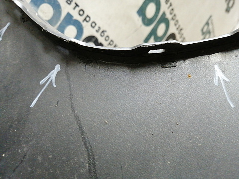 Фотография детали AA044978; Бампер задний; без паркт. (6410D498ZZ) для Mitsubishi ASX I рест.2 (2016- 2019)/БУ; Оригинал; Р1, Мелкий дефект; . Фото номер 15