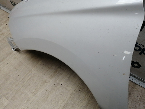 Фотография детали BA000302; Крыло левое, без повторителя, без расширителя (5220G975) для Mitsubishi Outlander/БУ; Оригинал; Р1, Мелкий дефект; . Фото номер 11