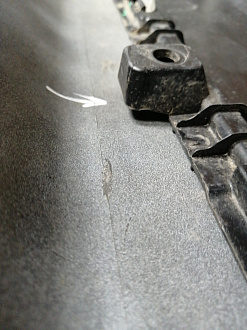 AA045478; Бампер задний; без паркт. (86611-M0000) для Hyundai Creta I (2016-2021)/БУ; Оригинал; Р2, Удовлетворительное; 