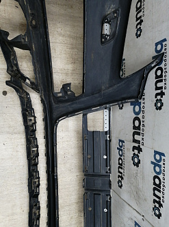 AA045530; Бампер передний; под паркт.; под омыват. (4L0 807 437 H) для Audi Q7 I рест. (2010-2015)/БУ; Оригинал; Р1, Мелкий дефект; 