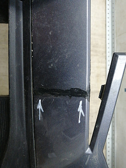 AA045841; Бампер передний; под паркт.; без омыват. (602002155AA) для Omoda C5 (2022- н.в.)/БУ; Оригинал; Р1, Мелкий дефект; 