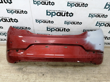 AA014680; Бампер задний; под паркт. (86611-4L700) для Hyundai Solaris I рест. HB (2014- 2016)/БУ; Оригинал; Р2, Удовлетворительное; 