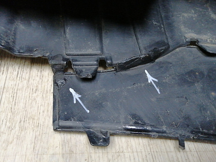 AA046095; Бампер передний; под паркт.; без омыват. (A1668851800) для Mercedes-Benz GLS-klasse I (X166) (2015-2019)/БУ; Оригинал; Р1, Мелкий дефект; 