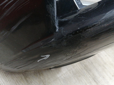 BA000155; Бампер передний; без паркт.; под омыват. (8K0 807 437 A) для Audi A4 B8/БУ; Оригинал; Р1, Мелкий дефект; 