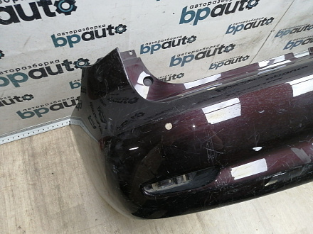 AA045384; Бампер задний, под накладку; под паркт. (85022-1LA0H) для Infiniti QX80 I рест. (2014-2017)/БУ; Оригинал; Р1, Мелкий дефект; 