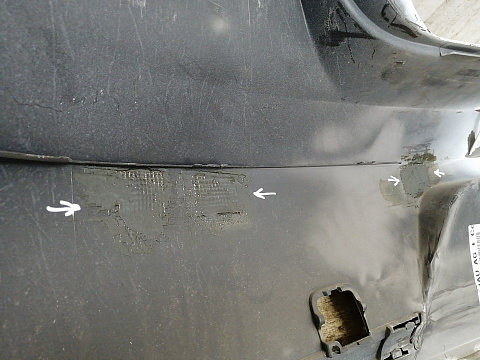 Фотография детали AA024852; Бампер задний, под молдинг; без паркт. (3AE807417A) для Volkswagen Passat B7 Sedan (2011- 2014)/БУ; Оригинал; Р1, Мелкий дефект; . Фото номер 13
