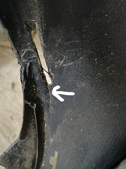 AA038190; Бампер задний; без паркт. (52159-0R150) для Toyota Rav4 40 рест. (2015 — 2019)/БУ; Оригинал; Р1, Мелкий дефект; 