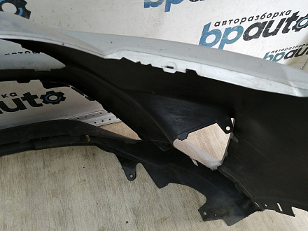 AA044917; Бампер передний; без паркт.; под омыват. (52119-0R180) для Toyota Rav4 40 рест. (2015 — 2019)/БУ; Оригинал; Р1, Мелкий дефект; 