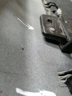 AA045478; Бампер задний; без паркт. (86611-M0000) для Hyundai Creta I (2016-2021)/БУ; Оригинал; Р2, Удовлетворительное; 