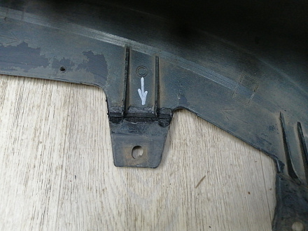 AA046135; Бампер передний; под паркт.; без омыват. (52119-50890) для Lexus LS IV (2006- 2009)/БУ; Оригинал; Р1, Мелкий дефект; 