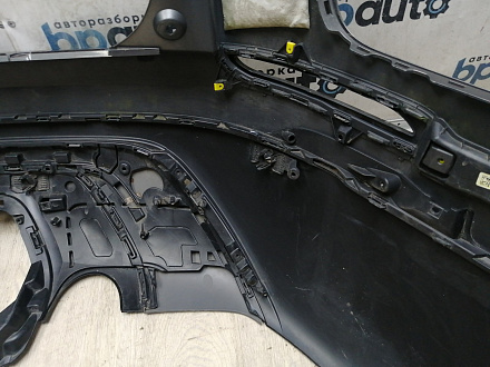 AA045900; Бампер задний; под паркт. (J8A2-17A958-AB) для Land Rover Range Rover Velar L560 (2017 - 2023)/БУ; Оригинал; Р1, Мелкий дефект; 