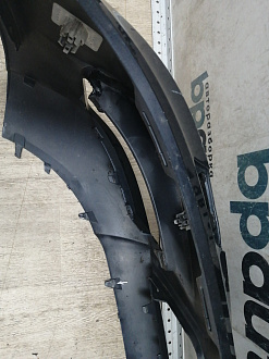 BA000058; Бампер передний, AMG; под паркт.; под омыват. (A2048807847) для Mercedes-Benz C-klasse III рест. (W204) (2011-2015)/БУ; Оригинал; Р1, Мелкий дефект; 