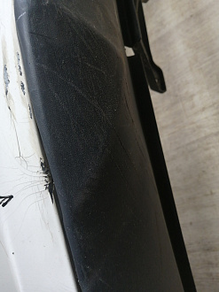 AA045474; Бампер передний, Sport-Style; без паркт.; под омыват. (5N0807221) для Volkswagen Tiguan I (2007- 2011)/БУ; Оригинал; Р1, Мелкий дефект; 