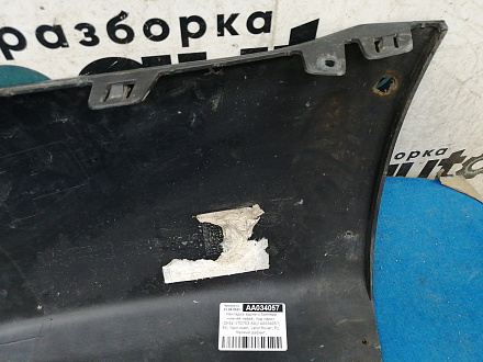 AA034057; Накладка заднего бампера нижняя левая; под паркт. (DK62-17D753-AA) для Land Rover Range Rover Sport/БУ; Оригинал; Р1, Мелкий дефект; 