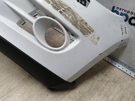 AA045474; Бампер передний, Sport-Style; без паркт.; под омыват. (5N0807221) для Volkswagen Tiguan I (2007- 2011)/БУ; Оригинал; Р1, Мелкий дефект; 