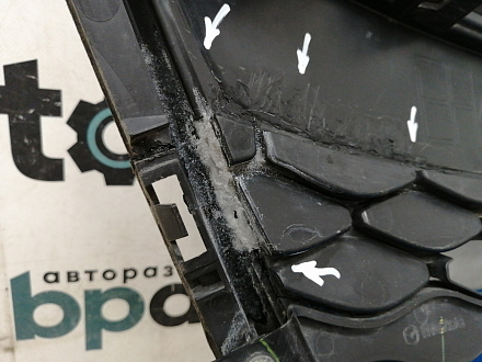 Решетка переднего бампера Мазда CX-7 I рест. 2009-2012, б/у, фото 17