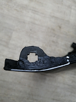 AA046083; Бампер передний; под паркт.; под омыват. (52119-50E80) для Lexus LS IV рест. 2 (2012- 2017)/БУ; Оригинал; Р1, Мелкий дефект; 