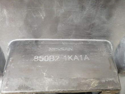 AA034321; Юбка заднего бампера; без паркт. (850B2-1KA1A) для Nissan Juke I (2010-2014)/БУ; Оригинал; Р1, Мелкий дефект; 