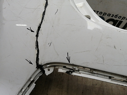 AA044957; Бампер задний; без паркт. (52159-02840) для Toyota Auris II (2013 — 2015)/БУ; Оригинал; Р2, Удовлетворительное; 