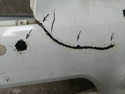 AA045730; Бампер передний; под паркт.; под омыват. (62022-1ME0H) для Infiniti/БУ; Оригинал; Р2, Удовлетворительное; 