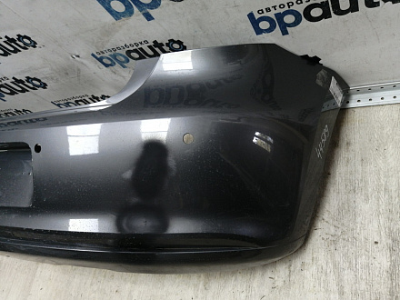 AA044589; Бампер задний; под паркт. (6R6807421BK) для Volkswagen Polo V Hatchback (2009-2013)/БУ; Оригинал; Р1, Мелкий дефект; 