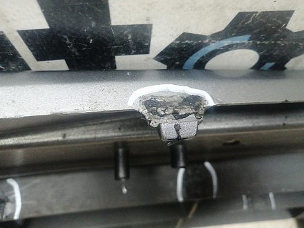 AA045775; Бампер передний; без паркт.; под омыват. (KD45-50031) для Mazda CX-5/БУ; Оригинал; Р1, Мелкий дефект; 